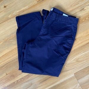 Gap navy slim city crop pants